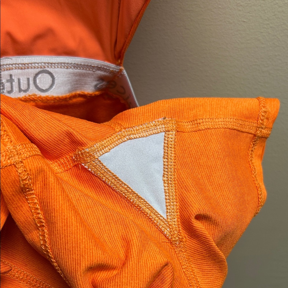 Outdoor Voices Court Cutout Tennis Dress in the color Clementine - Picture 6 of 6